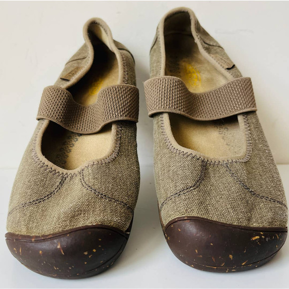 Keen Brown Mary Jane Flats - Picture 2 of 6